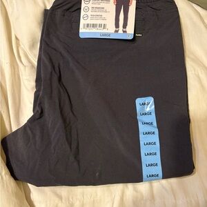 Hurley Men's Dark Gray Tech Twill Jogger.  NWT